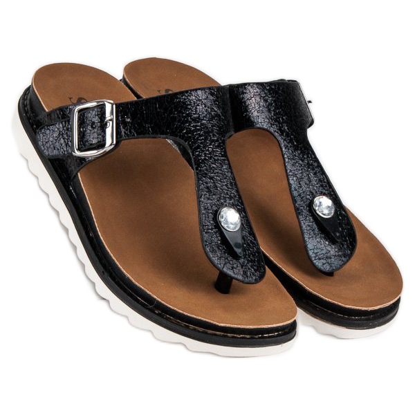 Seastar Comfortable flip-flops black 1