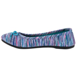 McKey Textile Ribbed Ballerina blue pink 1 McKey Textile Ribbed Ballerina blue pink 1