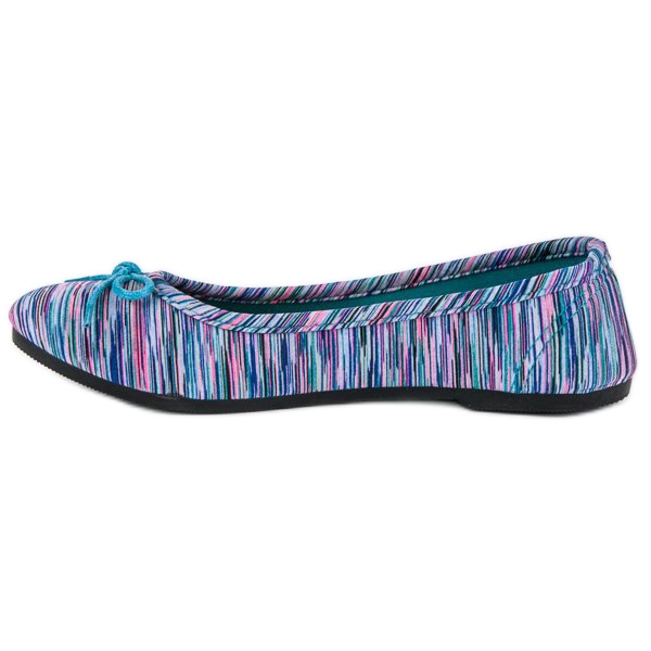 McKey Textile Ribbed Ballerina blue pink 1