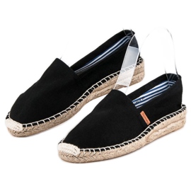 McKey Comfortable black espadrilles 2