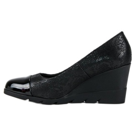 Filippo Black wedge pumps 1 Filippo Black wedge pumps 1