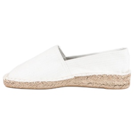 McKey Comfortable white espadrilles 1