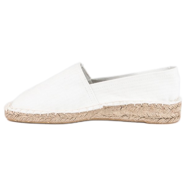 McKey Comfortable white espadrilles 1