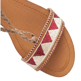 Vices Women's flat sandals brown 2