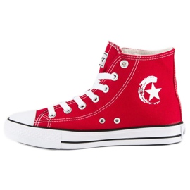 Andy Z Classic sneakers above the ankle red 1