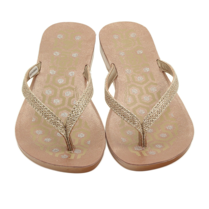 INBLU IR063 golden flip-flops 4