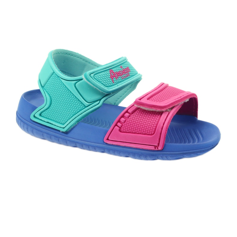 American Club blue children's sandals for the water green pink 1 American Club blue children's sandals for the water green pink 1