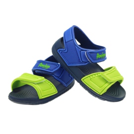 American Club American water sandals blue green 3