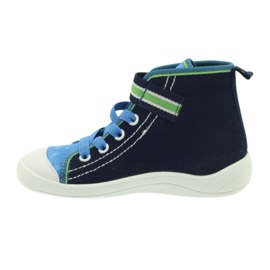 Befado children's shoes, sneakers, slippers 268x066 navy blue blue green 2