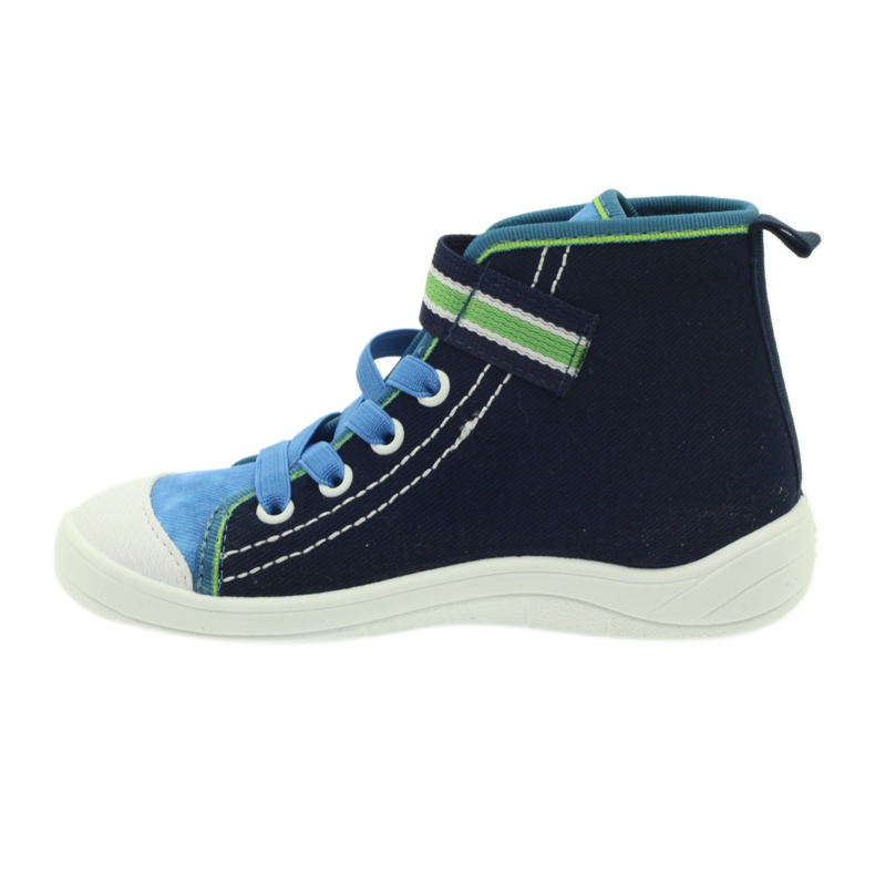 Befado children's shoes, sneakers, slippers 268x066 navy blue blue green 2