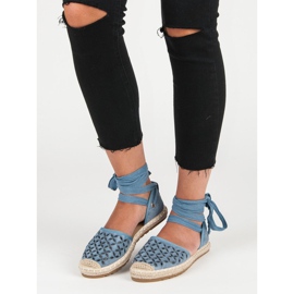 Sweet Shoes Knotted espadrilles blue 1 Sweet Shoes Knotted espadrilles blue 1