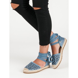 Sweet Shoes Knotted espadrilles blue 2 Sweet Shoes Knotted espadrilles blue 2