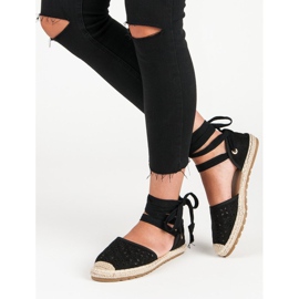 Sweet Shoes Knotted espadrilles black 2
