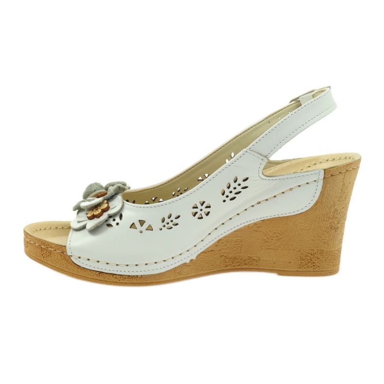 Gregors 648 Wedge Sandals white 2