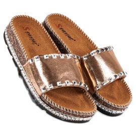 Seastar Stylish women's slippers pink 1
