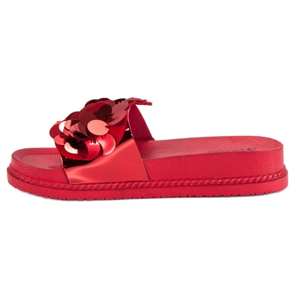 Seastar Women's red slippers 1