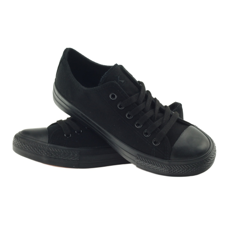 DK Black sneakers tied 3 DK Black sneakers tied 3