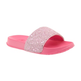 Profiled slippers Big Star glitter pink 1