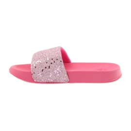 Profiled slippers Big Star glitter pink 2