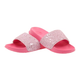 Profiled slippers Big Star glitter pink 3