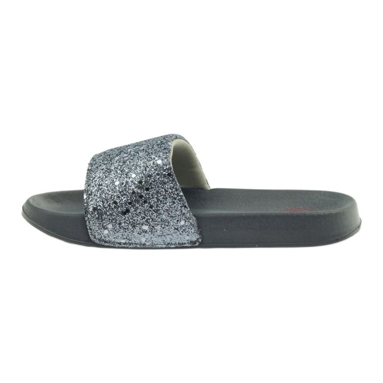 Profiled slippers Big Star glitter grey 2