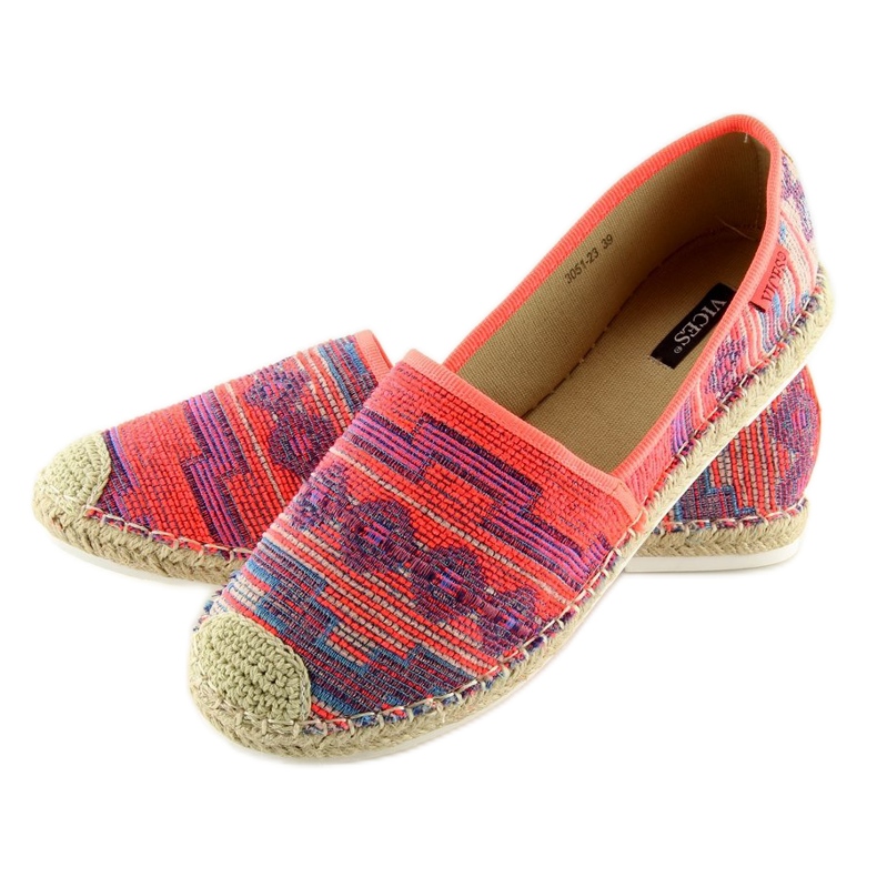 Fluo 3051 Fushia women's espadrilles orange 2