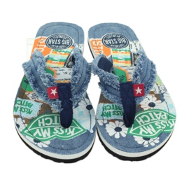 Jeans Big Star 274A126 flip-flops blue 4