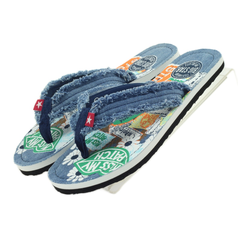 Jeans Big Star 274A126 flip-flops blue 5