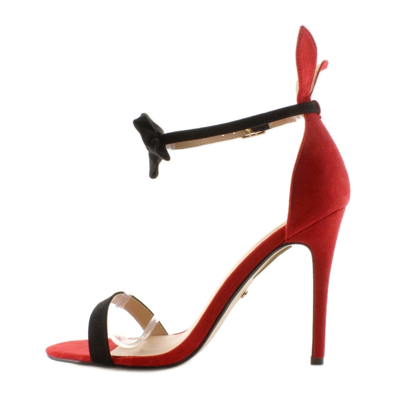 Sandals on a pin with ears ZJ-15P Red 2