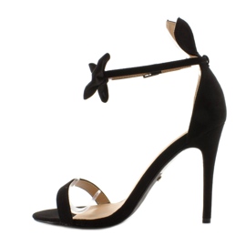 Sandals on a pin with ears ZJ-15P Black 2