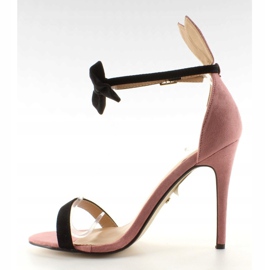 Sandals on a pin with ears ZJ-15P Pink 2