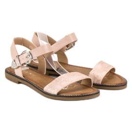 Nio Nio Comfortable flat sandals pink 2
