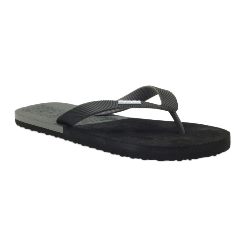 Black Big Star 174422 flip-flops grey 1