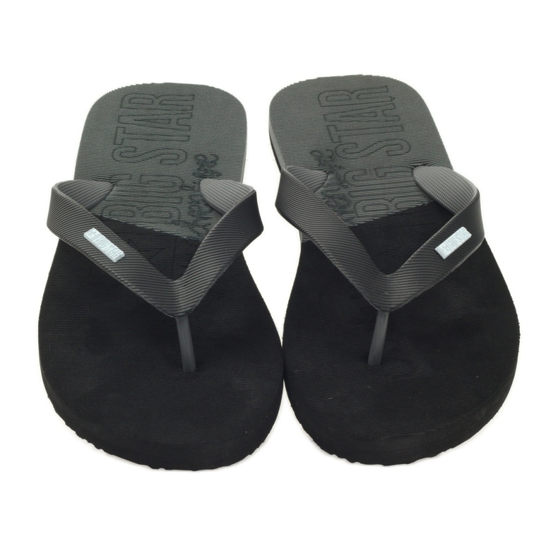 Black Big Star 174422 flip-flops grey 3