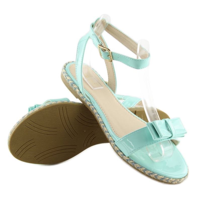 Pastel blue sandals 6128 blue 2