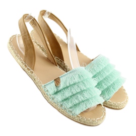 Caribbean-style Espadrilles Mint 8413 Mint green 2