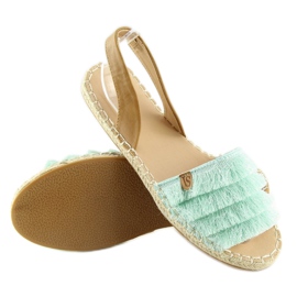 Caribbean-style Espadrilles Mint 8413 Mint green 1