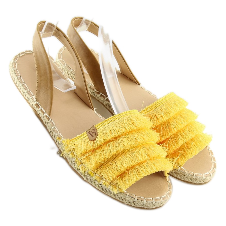 Caribbean style Espadrilles yellow 8413 Yellow 2