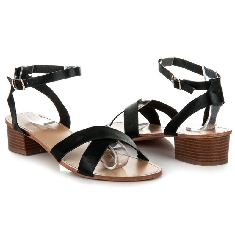 Mannika Low-heeled sandals black 1
