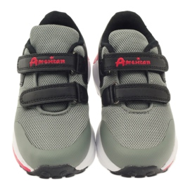 American Club American ADI sports shoes for children 16687 gray black grey red 3