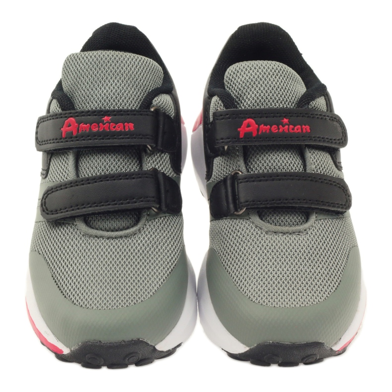 American Club American ADI sports shoes for children 16687 gray black grey red 3