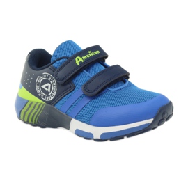 American Club American ADI sports shoes for children 16687 blue green navy blue 1