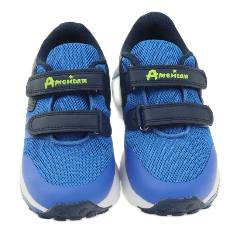 American Club American ADI sports shoes for children 16687 blue green navy blue 3