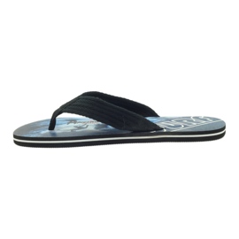 American Club American men's flip-flops SURF black 2