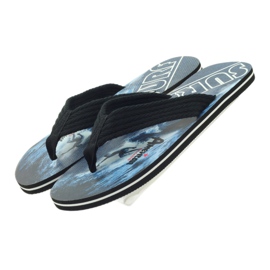 American Club American men's flip-flops SURF black 4