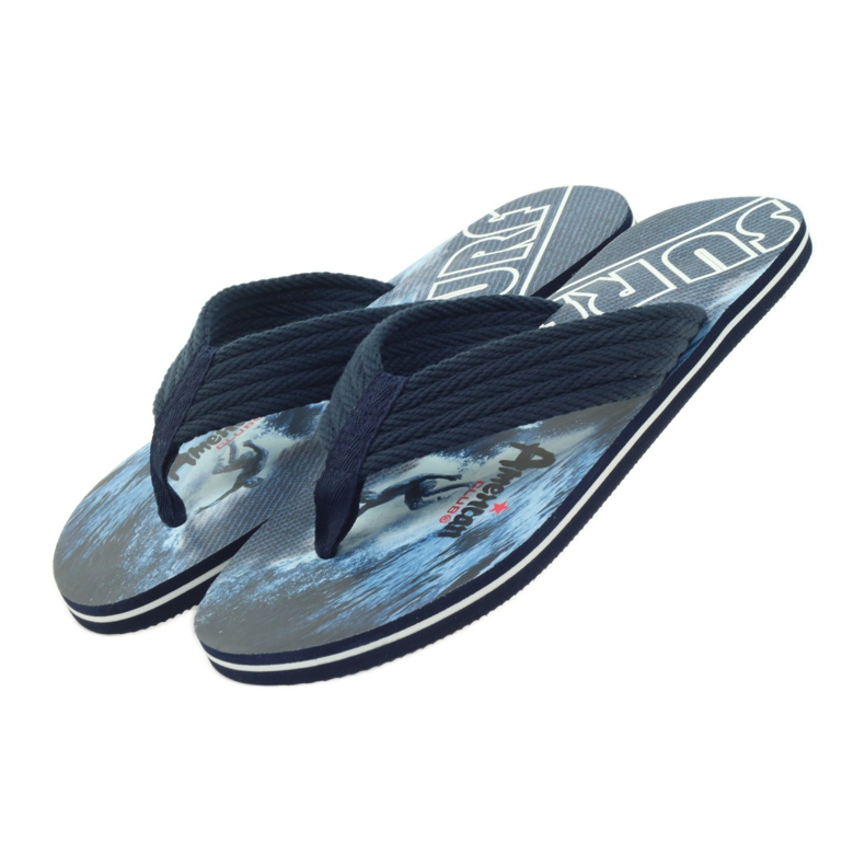 American Club American men's flip-flops SURF navy blue 4 American Club American men's flip-flops SURF navy blue 4