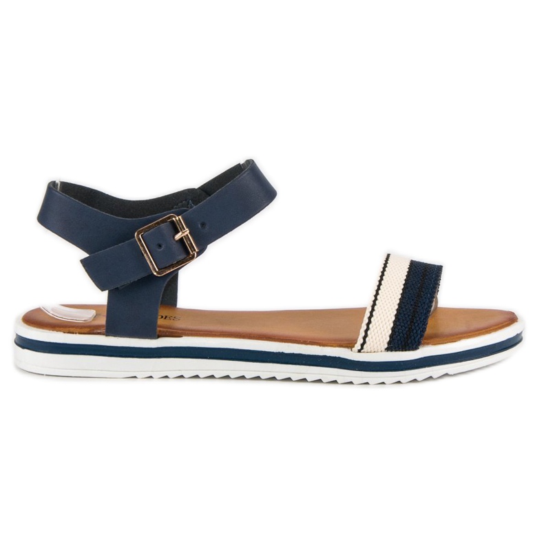 Top Shoes Sailor women's sandals blue 1