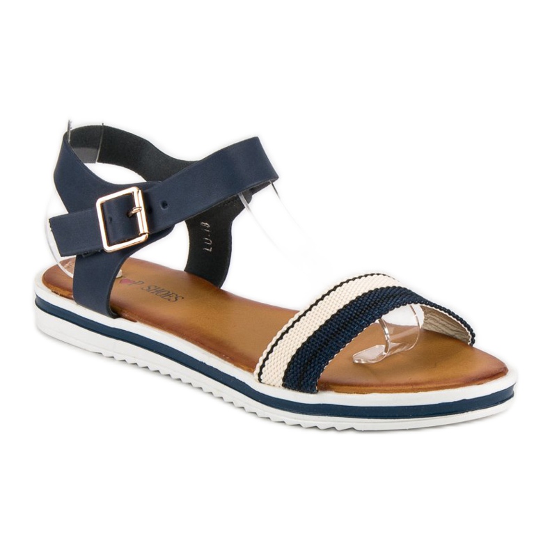 Top Shoes Sailor women's sandals blue 2