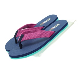 American Club American 1607 pink flip-flops 4