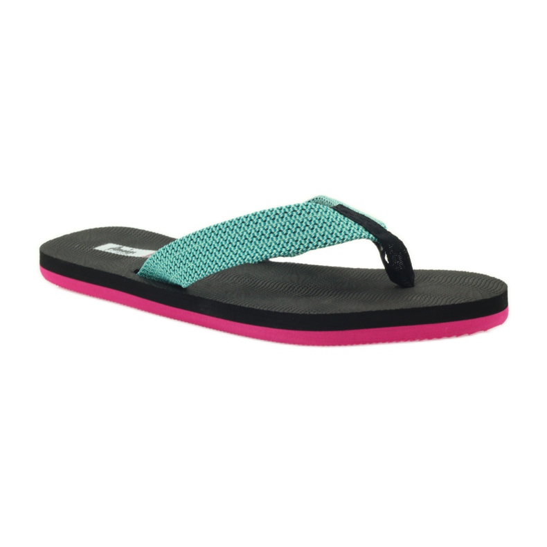 American Club American women's foam flip-flops green 1